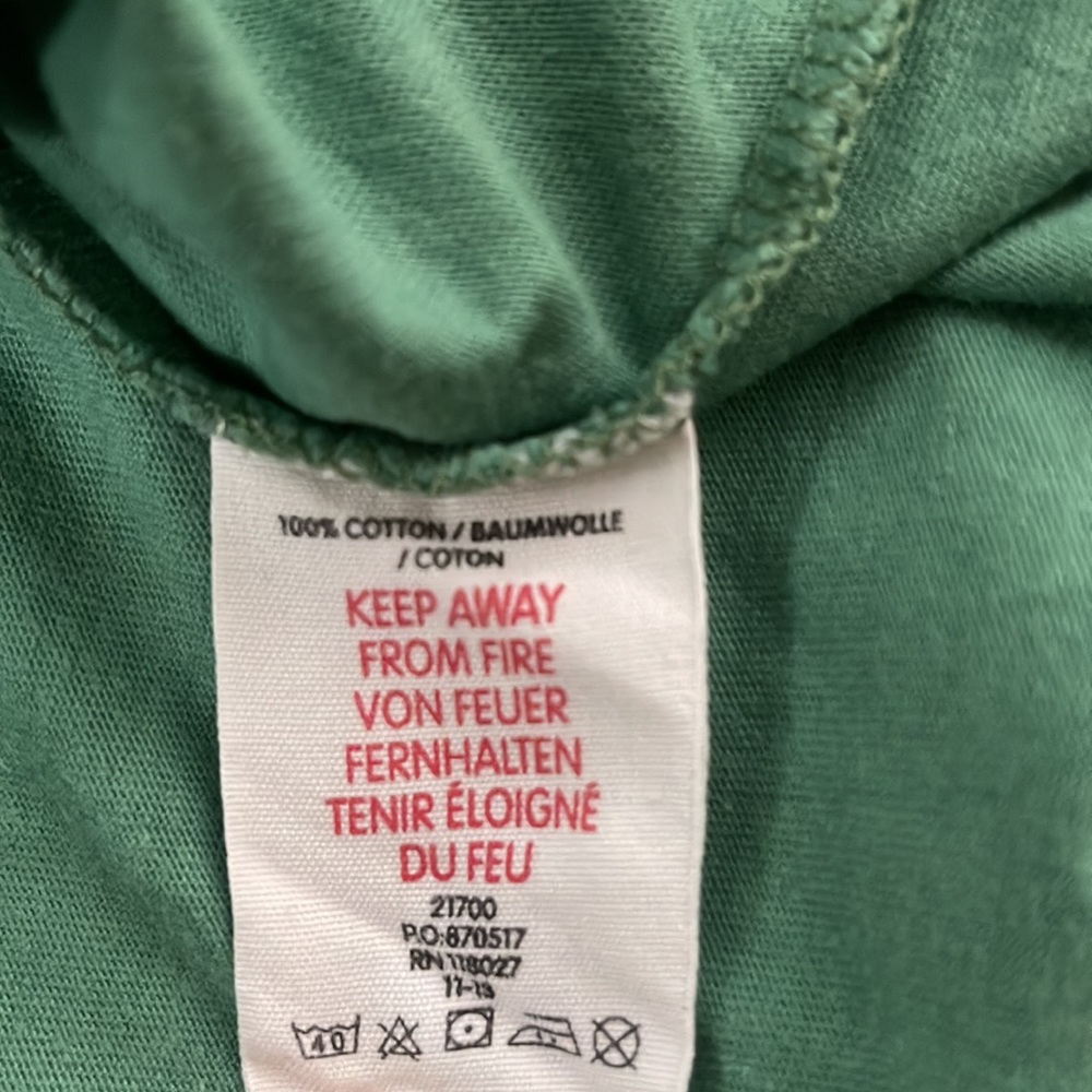 ⛔️SOLD⛔️ Mini Boden Youth Green Tee sz 9-10Y - Picture 7 of 7